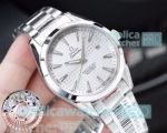 Copy Omega Seamaster Aqua Terra 150 White Dial Stainless Steel Watch